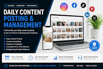 manage your social media content posting and scheduling