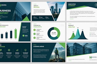 design a corporate business powerpoint presentation