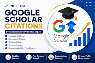 build backdated google scholar citations, write and publish research article
