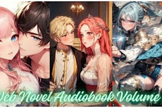 design anime light novel cover art, custom typography, and webnovel layout