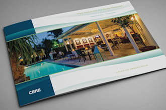 design a professional offering memorandum, or investment brochure