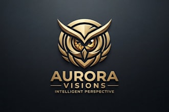 design a powerful owl eye logo for your brand