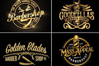 do outstanding barber shop logo