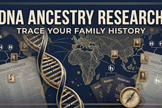 do dna ancestry research and trace your family history