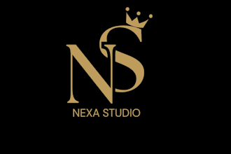 design luxury monogram and mascot logo design