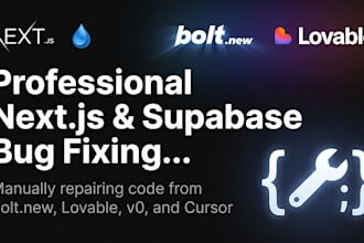 fix, debug, finish, or deploy your lovable dev, bolt new application