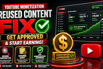 fix reused content issues and prepare your youtube channel for monetization