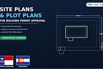 do draw nc colorado site plan for building permit
