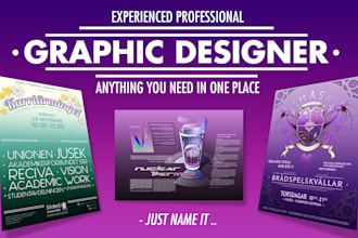 be your experienced professional graphic designer