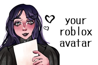 turning your roblox skins into my beautiful illustrations