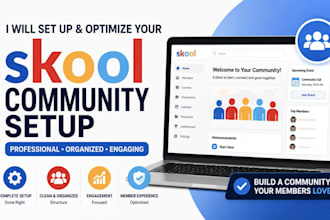 skool community setup skool engaging skool course   content skool credit repair