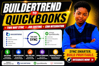 integrate buildertrend quickbooks integration setup two way sync job costing crm