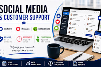 manage your social media platforms and support your audience