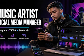 be your music artist instagram and social media manager