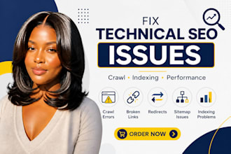 fix technical SEO issues, crawl errors and indexing problems
