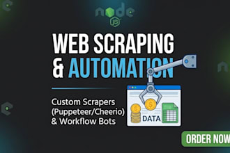 develop, fix, or automate your node js express backend