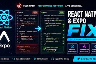 fix react native expo bugs eas build and store errors