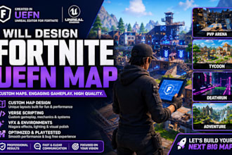 design fortnite uefn map unreal engine vfx game development