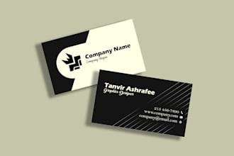 design a modern minimalist business card and stationary