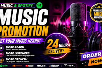 promoter music song and spotify ads podcast promotion marketing