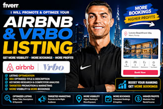 airbnb promotion airbnb marketing airbnb listing airbnb booking vrbo marketing