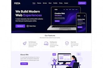 create a responsive HTML CSS website