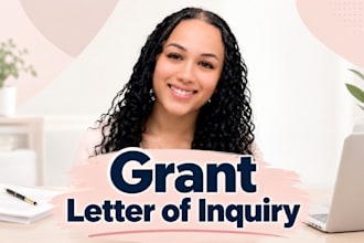 write your grant letter of inquiry for nonprofits