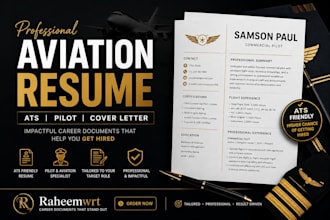 write ats aviation resume, pilot resume, conver letter