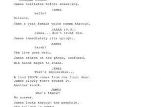 write short story film script, movie script