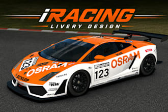 design custom iracing livery and paint scheme