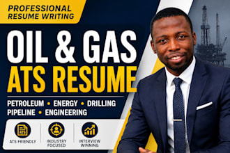 write ats oil and gas, petroleum, oilfield, drilling, pipeline, mining resume