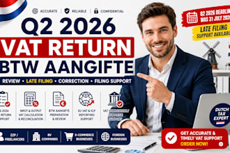 prepare netherlands vat btw aangifte q2 2026 return late filing support