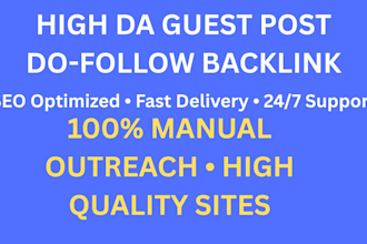 provide high da saas guest posts with do follow backlinks