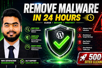 remove wordpress malware and fix hacked site in 24 hours