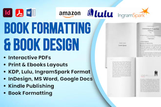 book formatting design ebook in indesign designrr google docs ms word kdp lulu