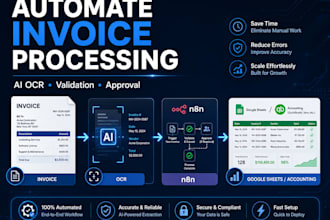 build n8n invoice automation with ai ocr, dm for live demo