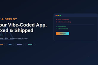 fix, debug, and deploy your lovable, base44, or replit app