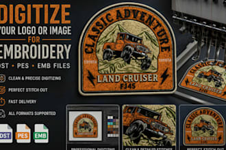 digitize your logo or image for embroidery in dst pes emb files