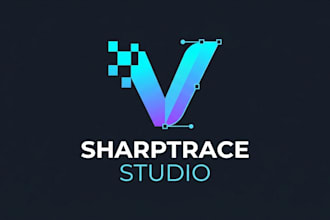 convert logo or image to high resolution vector svg, eps