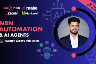 build n8n automation, n8n ai agent, n8n ai automation or fix n8n workflow