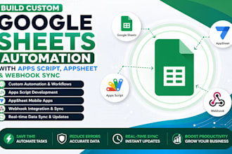 build custom google sheets automation with apps script appsheet and webhook sync