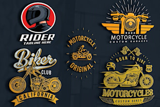 design professional motorcycle or bike logo