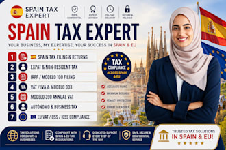 be your spain tax advisor, tax filing consultant for expats, individual business