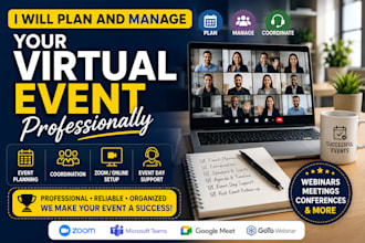 plan and manage your virtual event professionally
