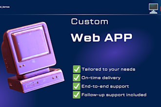 build a custom web app, prototype, or ai connected tool