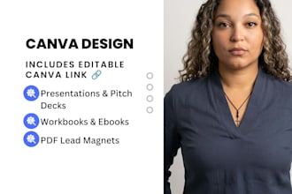 design canva presentations and workbooks