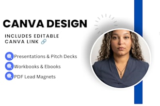 design canva presentations and workbooks