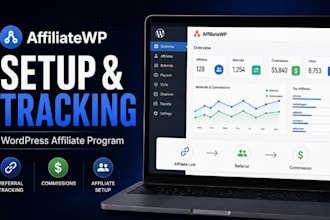 setup affiliatewp wordpress affiliate program tracking referral system