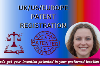 conduct a professional patent prior art search drafting and filing for your idea