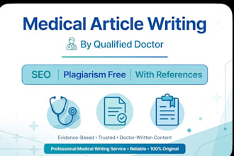 medical article writing blogs